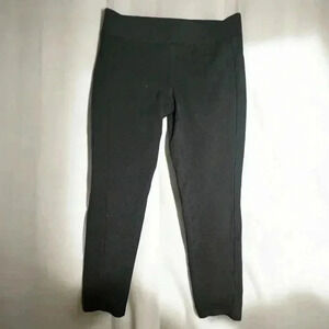 LOFT Size Medium Black Ponte Pull On Skinny Womens Leggings Dress Pants